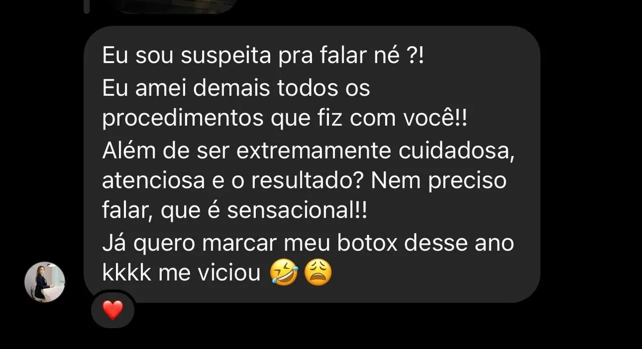 Print do depoimento de Paciente