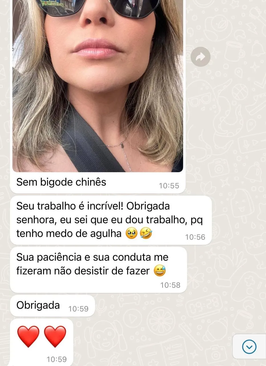 Print do depoimento de Paciente
