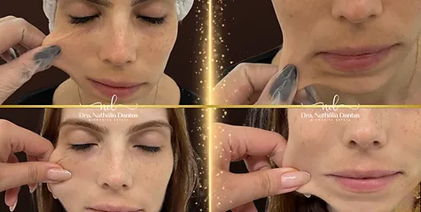 Antes e depois de bioestimulador de colágeno